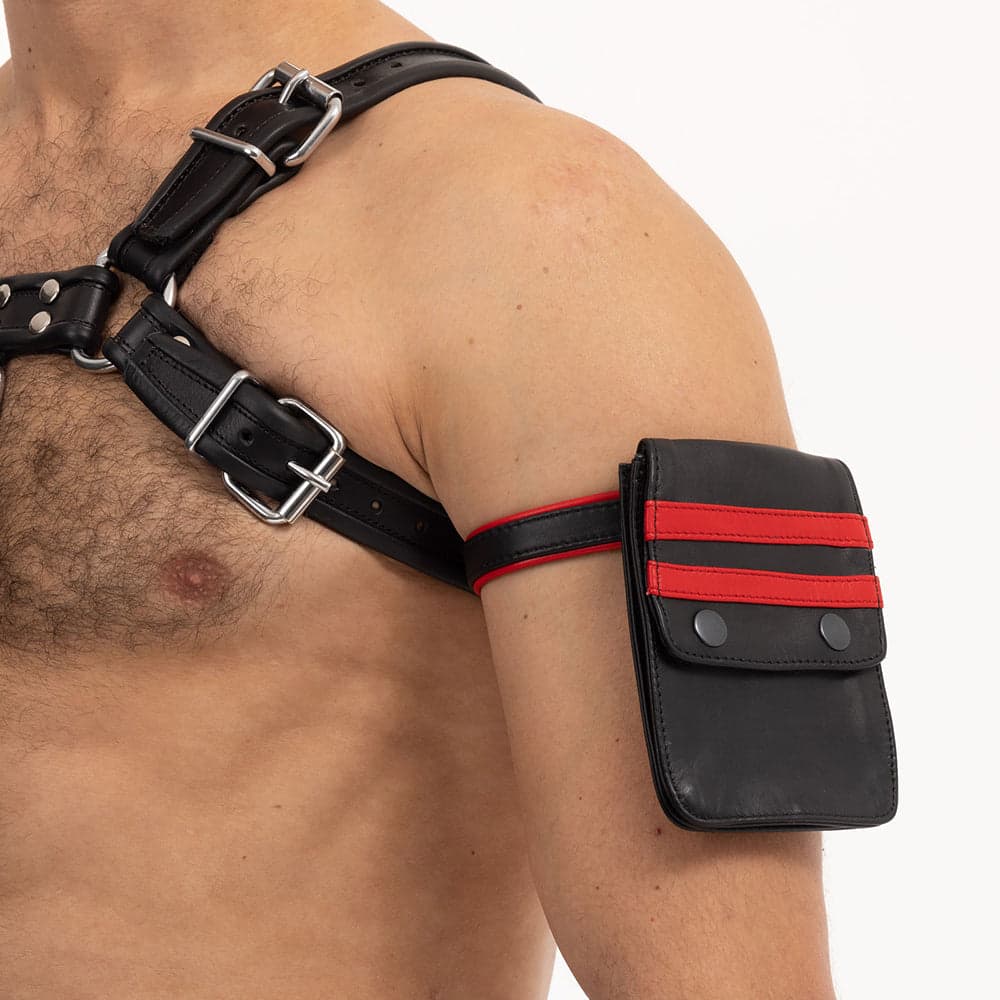 Prowler RED Leather Wallet Black/Red