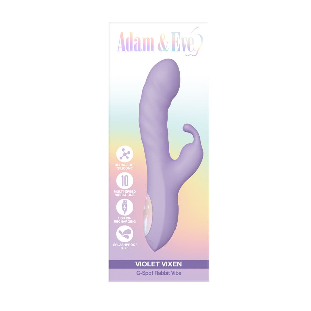 Adam & Eve Violet Vixen G-Spot Rabbit Vibe