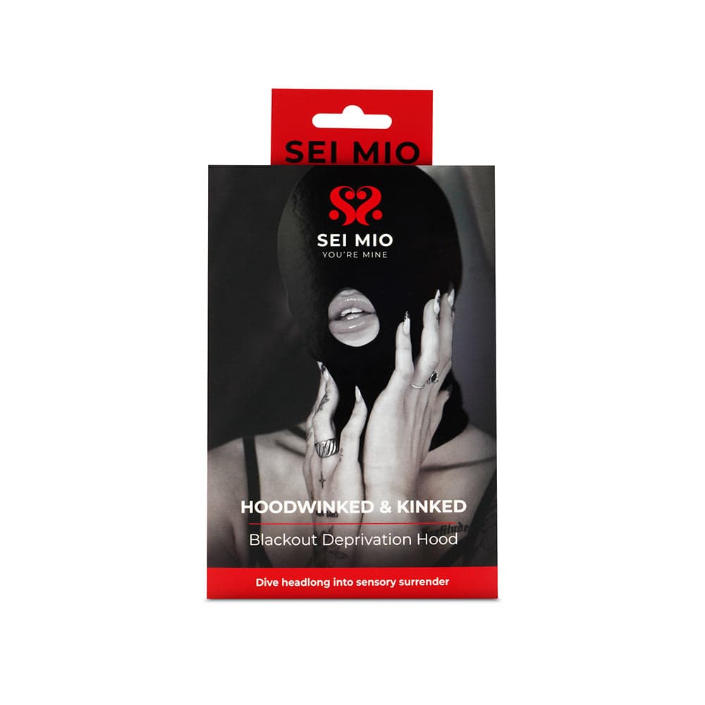 SEI MIO Hoodwinked and Kinked Deprivation Hood with Blackout Panel