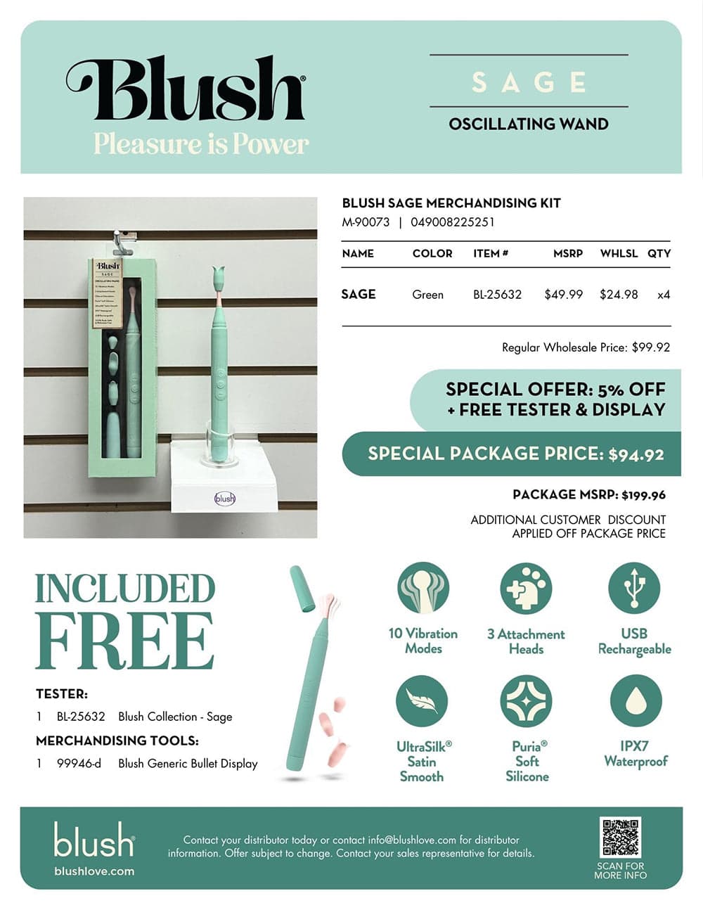 Blush Sage Merchandising Kit