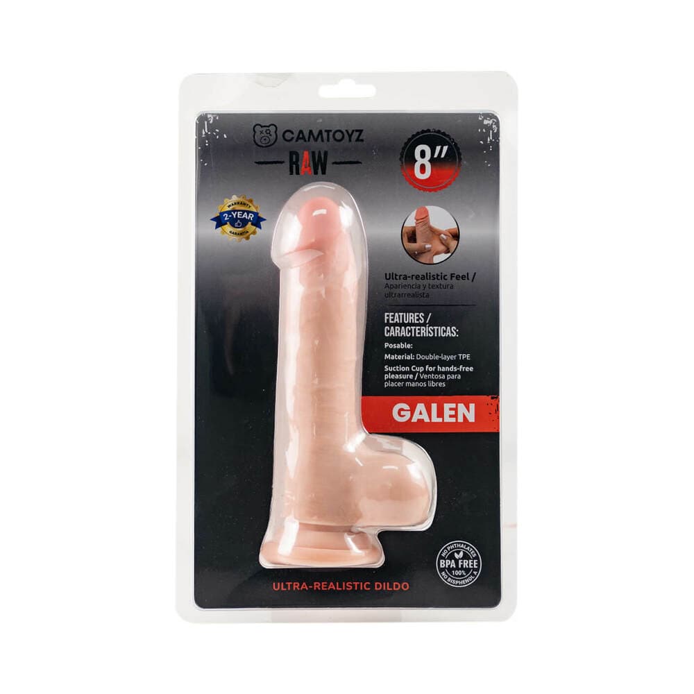 Camtoyz Raw Galen Ultra-Realistic 8 in. Dual Density Dildo