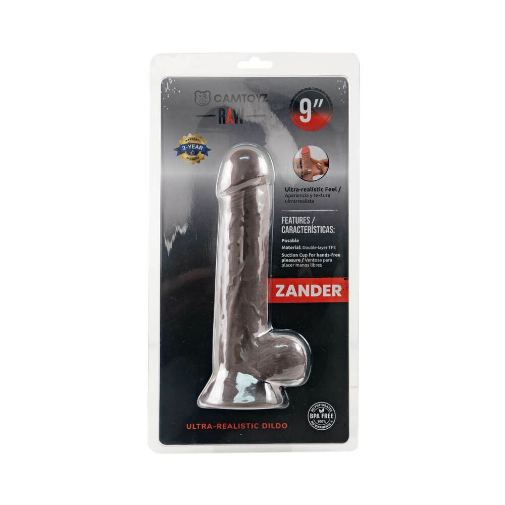 Camtoyz Raw Zander Ultra-Realistic 9 in. Dual Density Dildo