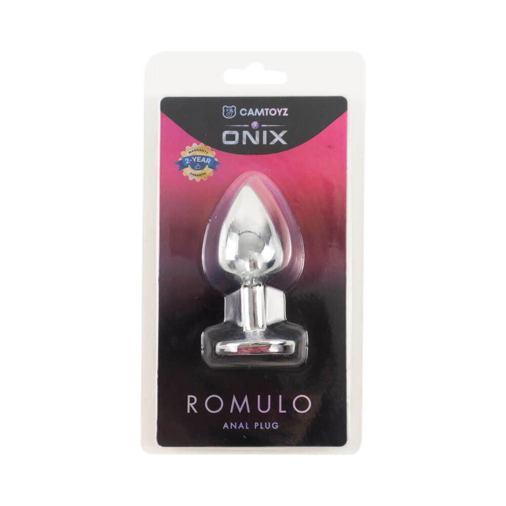 Camtoyz Onix Romulo Anal Plug Silver/Pink