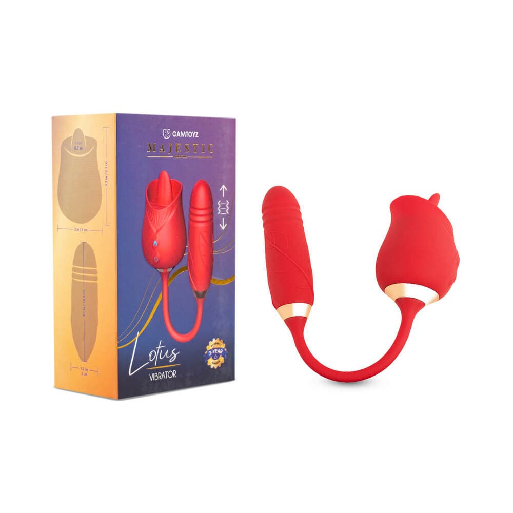 Camtoyz Majestic Lotus Thrusting & Licking Dual Stimulator