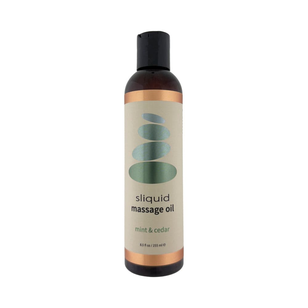 Sliquid Massage Oil Mint & Cedar 8.5 oz.