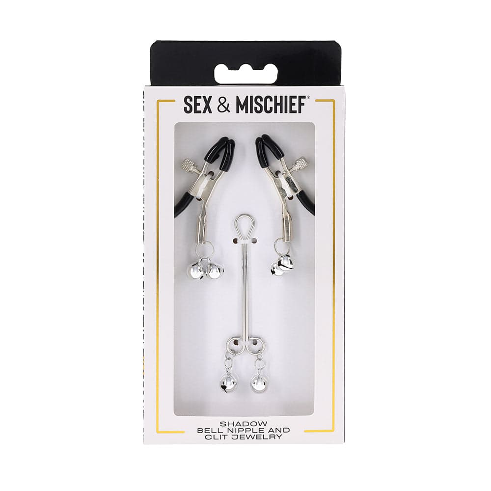 Sportsheets Sex & Mischief Shadow Bell Nipple and Clit Jewelry