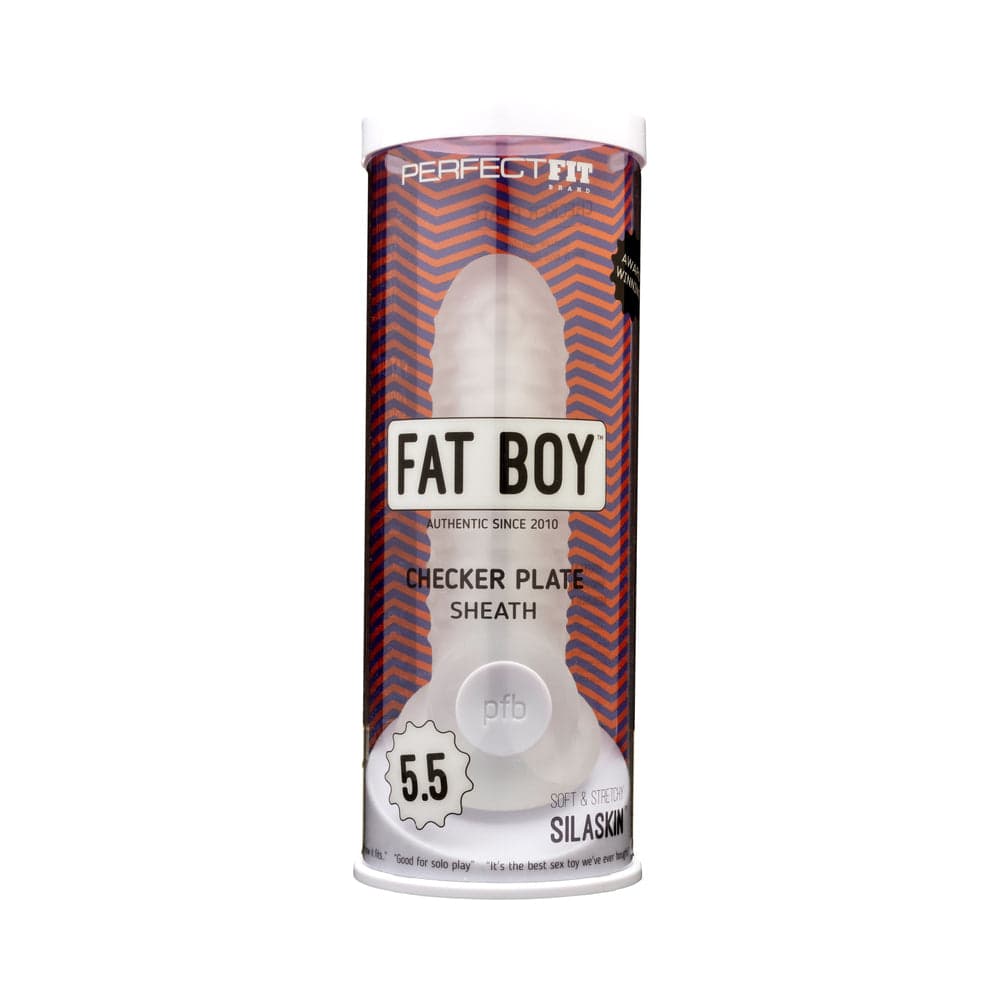 Perfect Fit Fat Boy Checker Box Sheath 5.5 in. Clear