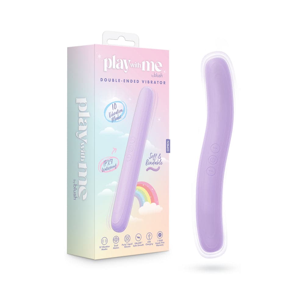Play With Me Silicone Double-Ended Vibrator
