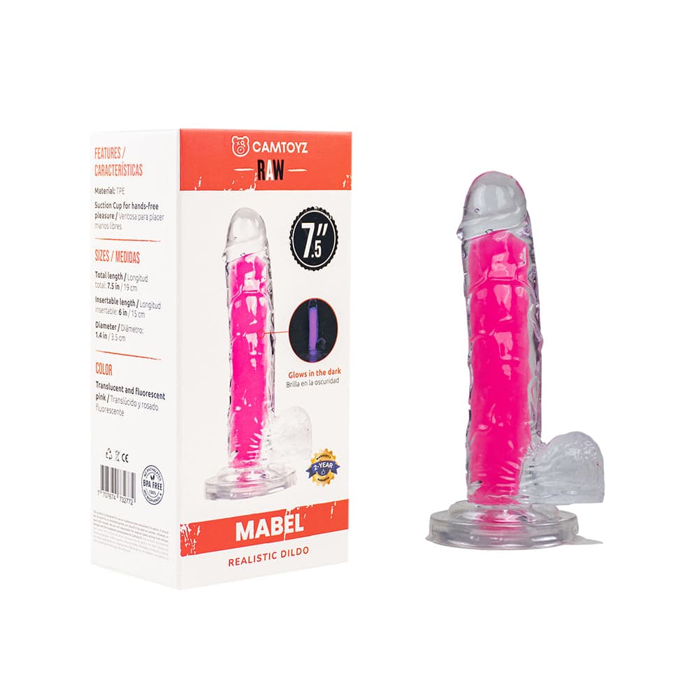 Camtoyz Realistic Raw Dildo Blendy Mabel Pink