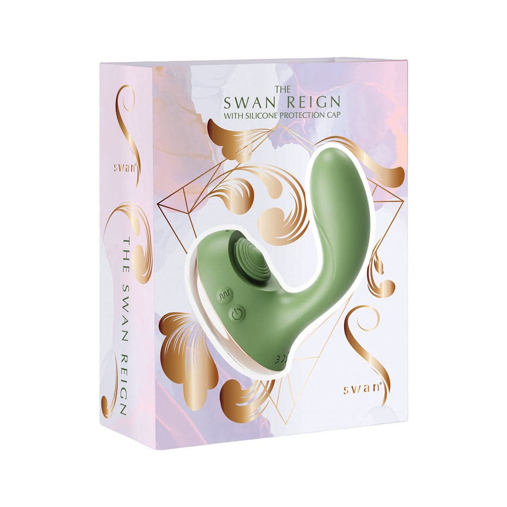 Swan Reign Dual Stimulator Green