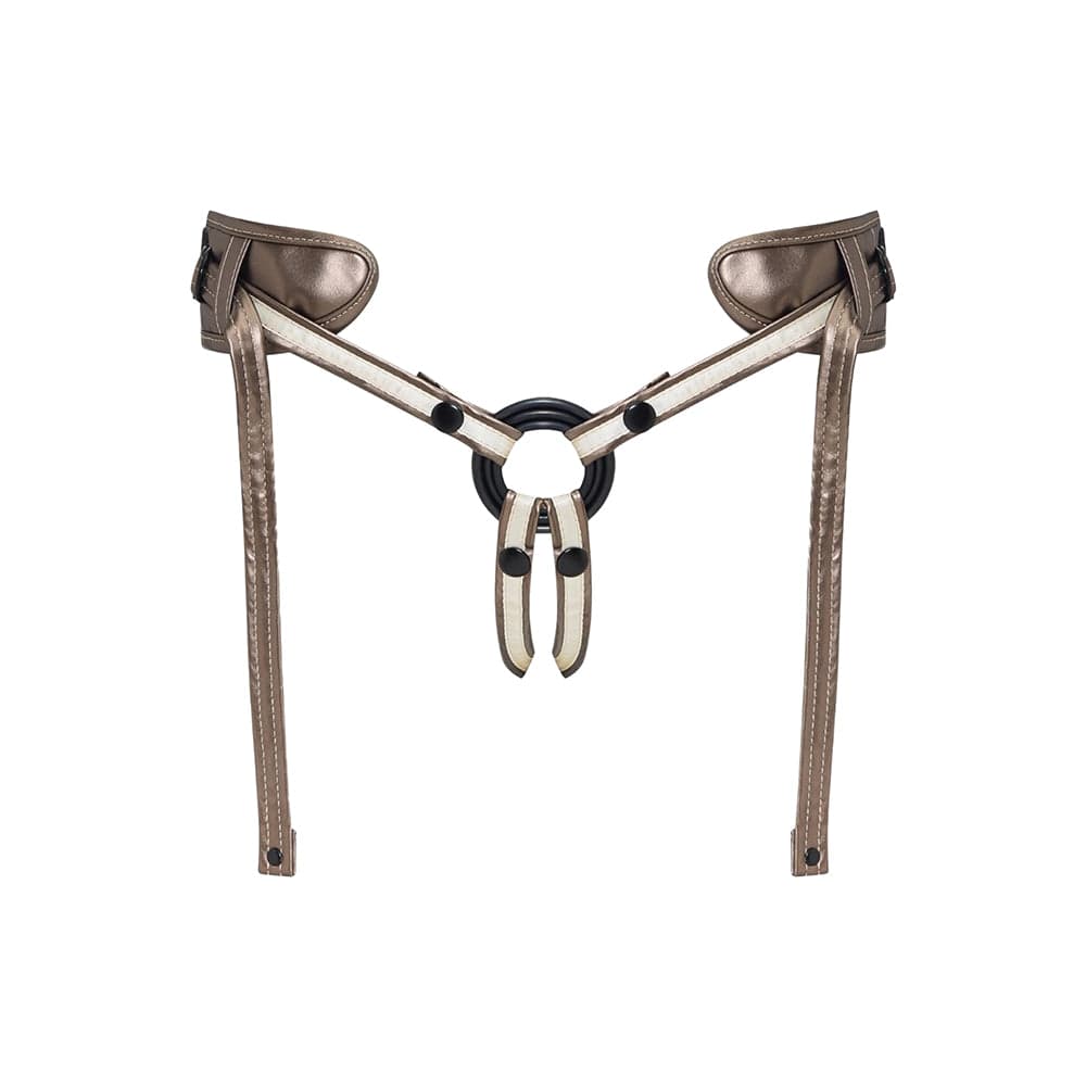 Strap-On-Me Leatherette Harness Desirous