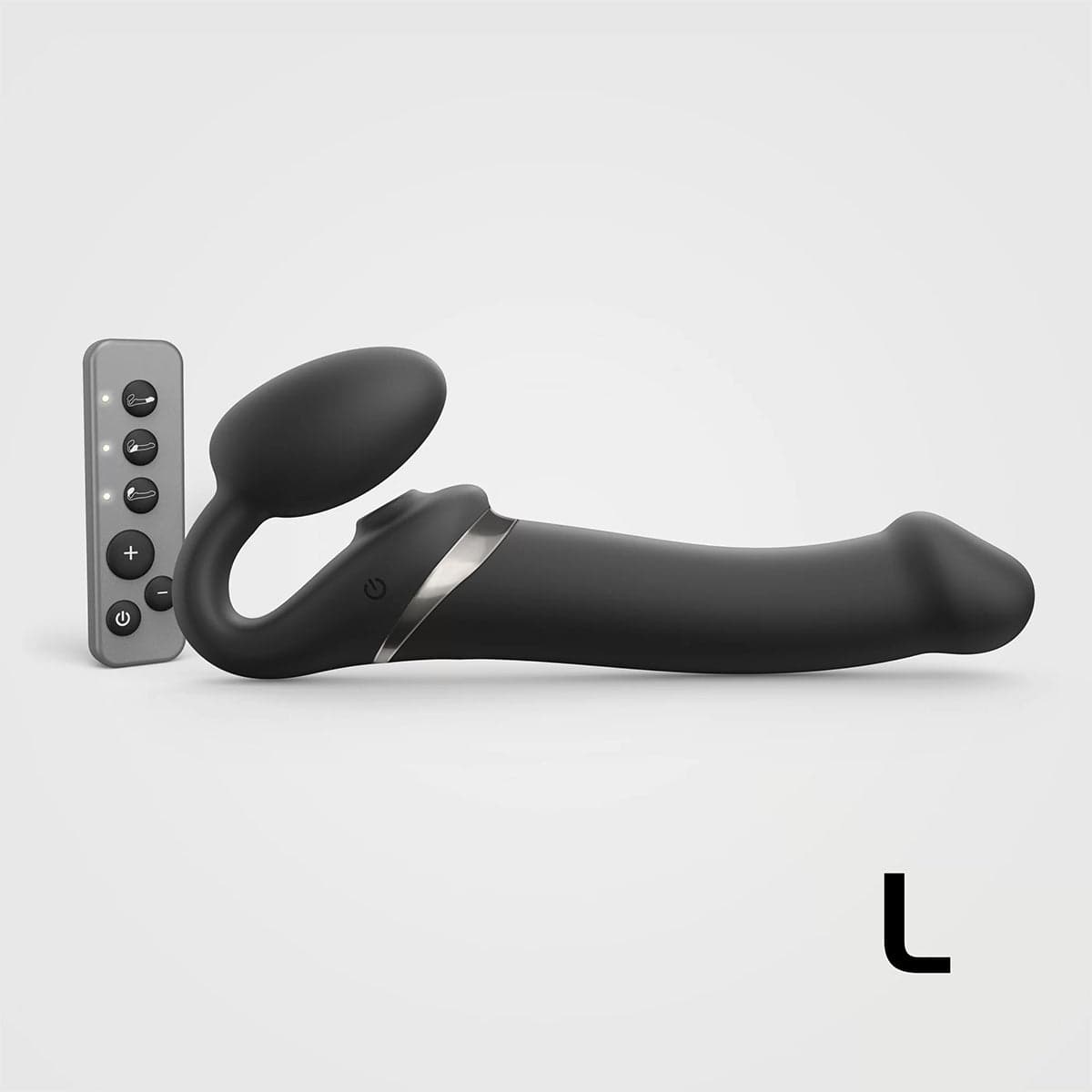 Strap-On-Me Multi Orgasm Bendable Strap-On Large Black
