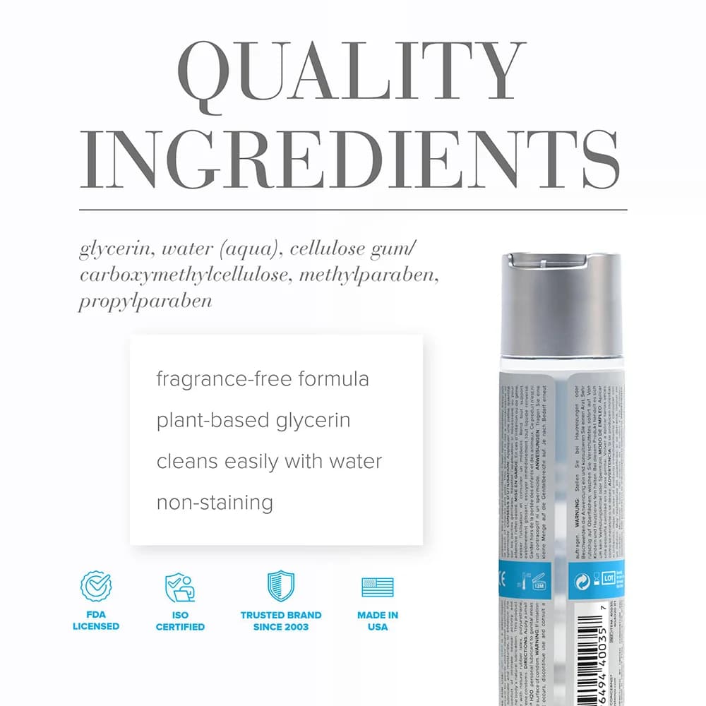 JO H2O Original Water-Based Lubricant 4 oz. thumbnail 2