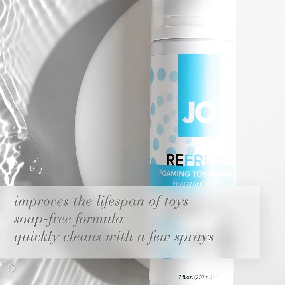 JO Refresh Foaming Toy Cleaner 7 oz. thumbnail 4
