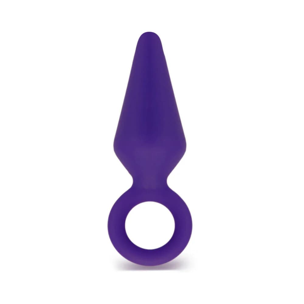 Luxe Candy Rimmer Medium Silicone Anal Plug Purple thumbnail