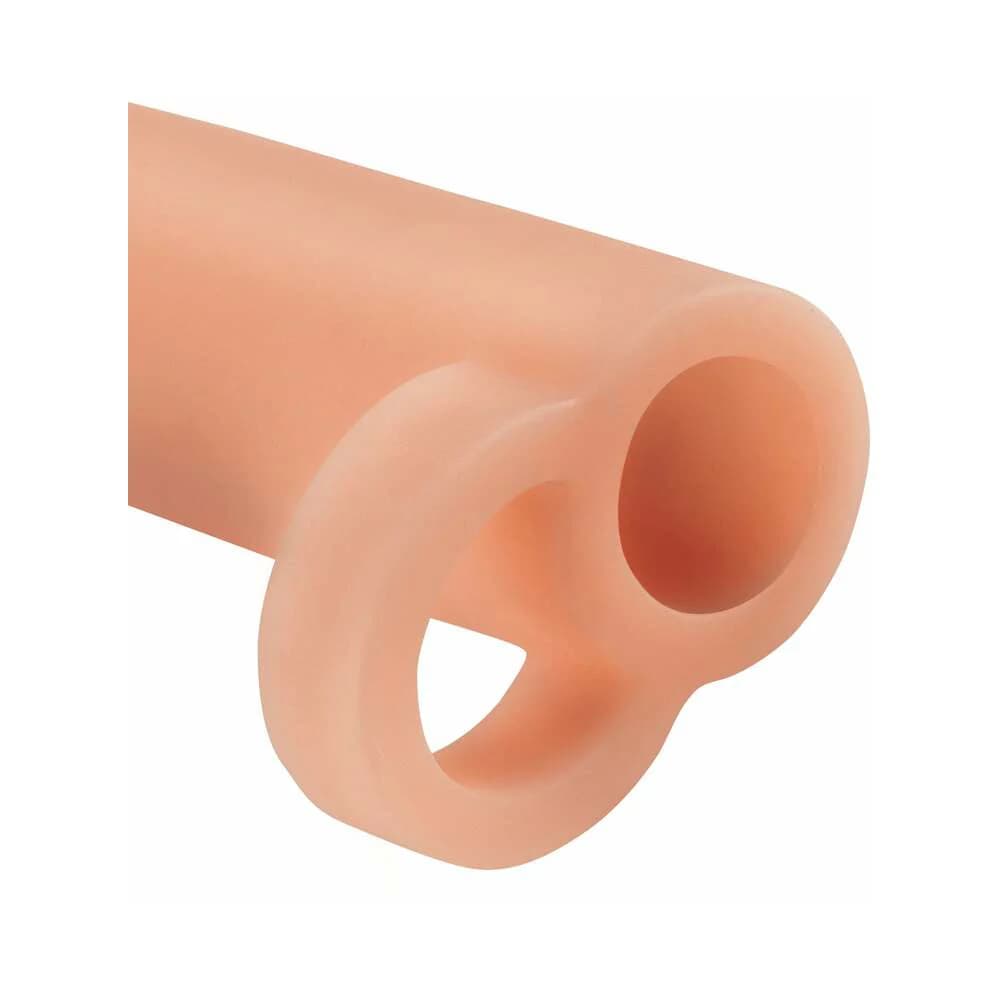 Fantasy X-tensions 7 in. Real Feel Enhancer XL Open-Ended Sling Beige thumbnail