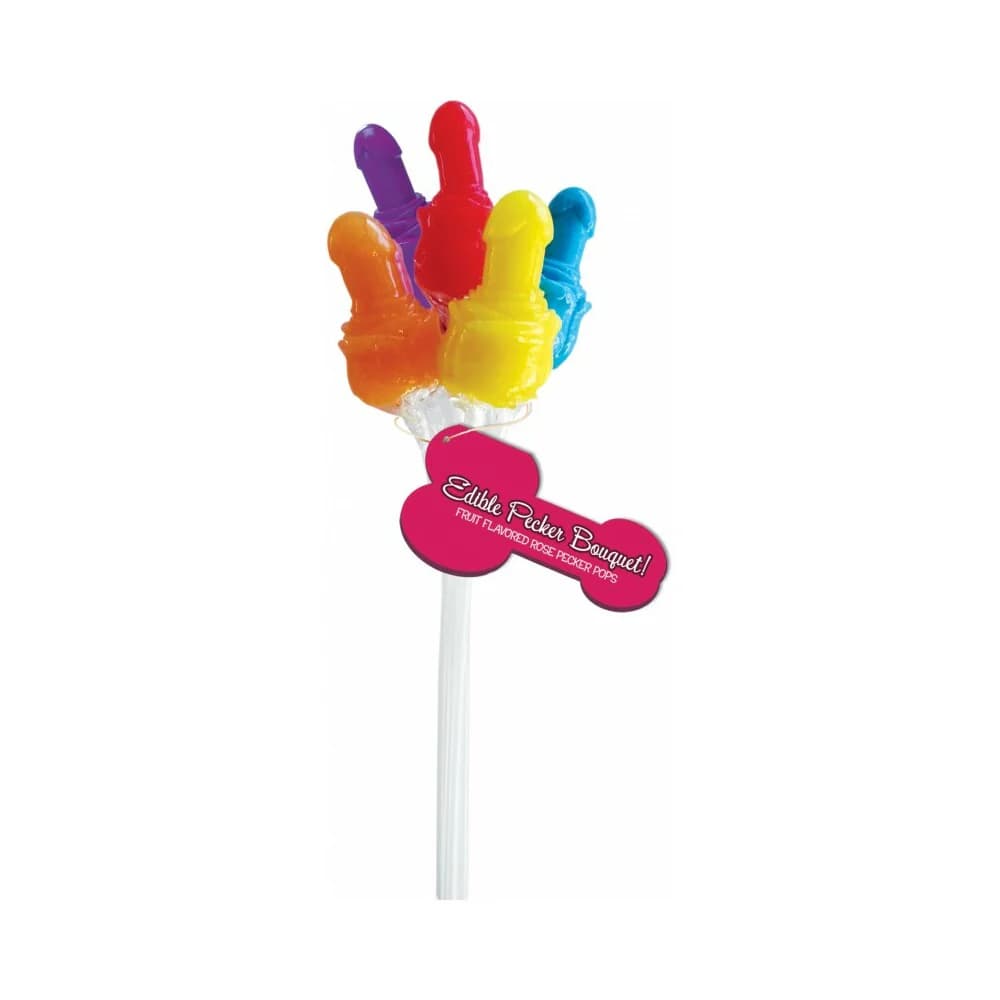 Pecker Candy Bouquet - 72pc Pail Display (12 Bundles) thumbnail