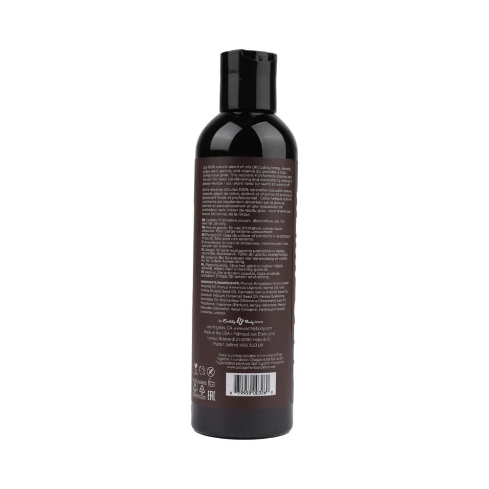 Earthly Body Hemp Seed Massage Oil Guavalava 8 oz. thumbnail