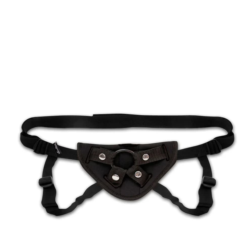 Lux Fetish Neoprene Strap-On Harness Black thumbnail