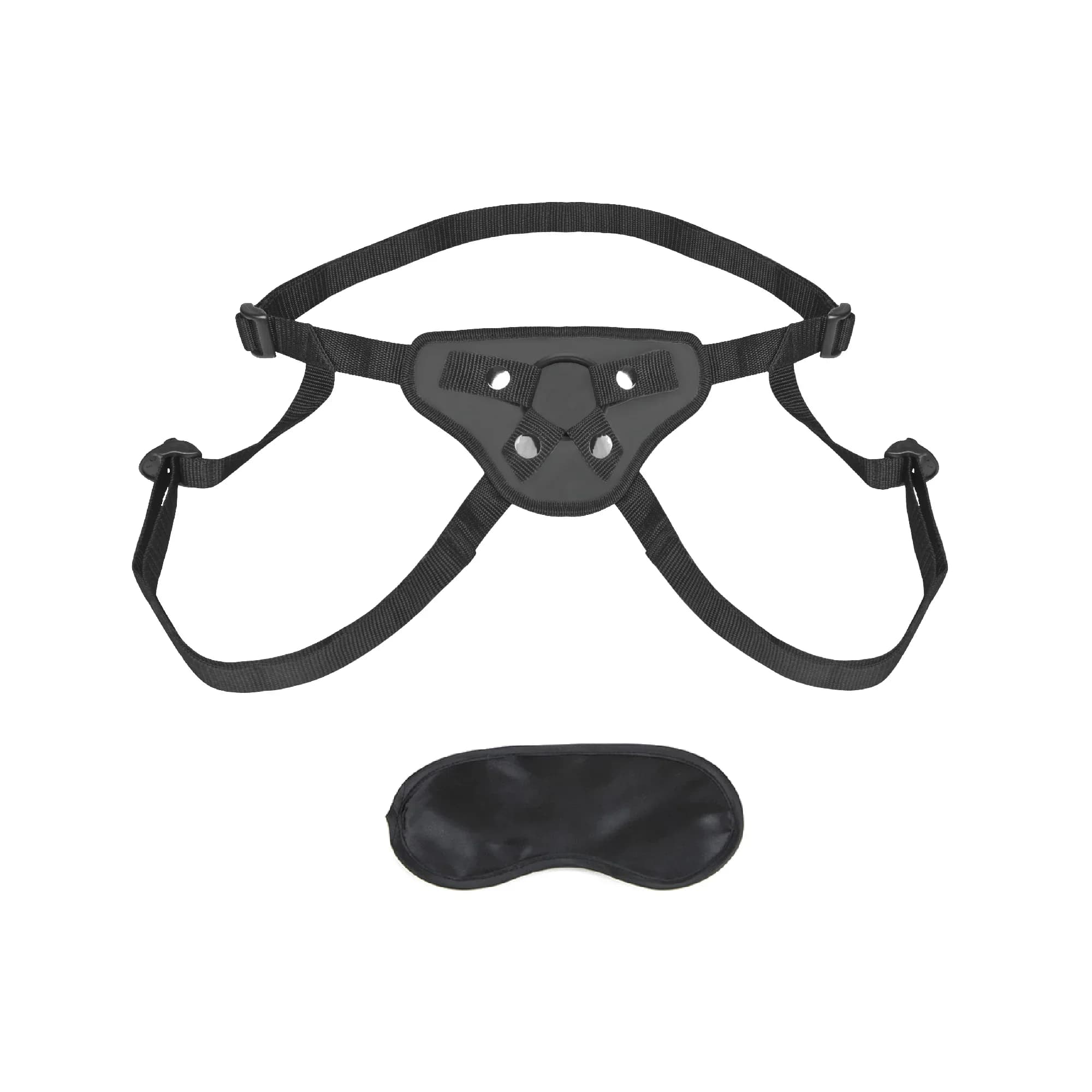Lux Fetish Beginners Strap-On Harness Black thumbnail