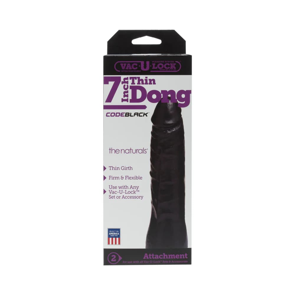Vac-U-Lock - 7in Thin Dong - The Naturals CODEBLACK thumbnail