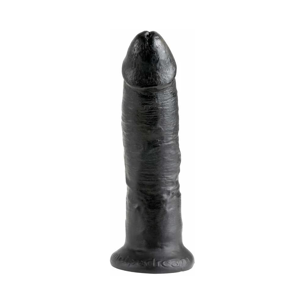King Cock 9 in. Cock Realistic Dildo With Suction Cup Black thumbnail