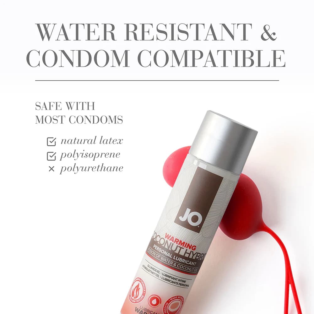 JO Coconut Hybrid Warming Lubricant 4 oz. thumbnail