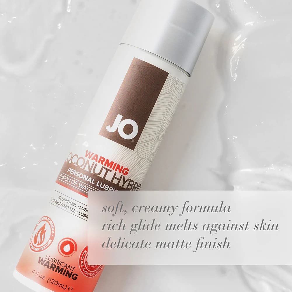JO Coconut Hybrid Warming Lubricant 4 oz. thumbnail