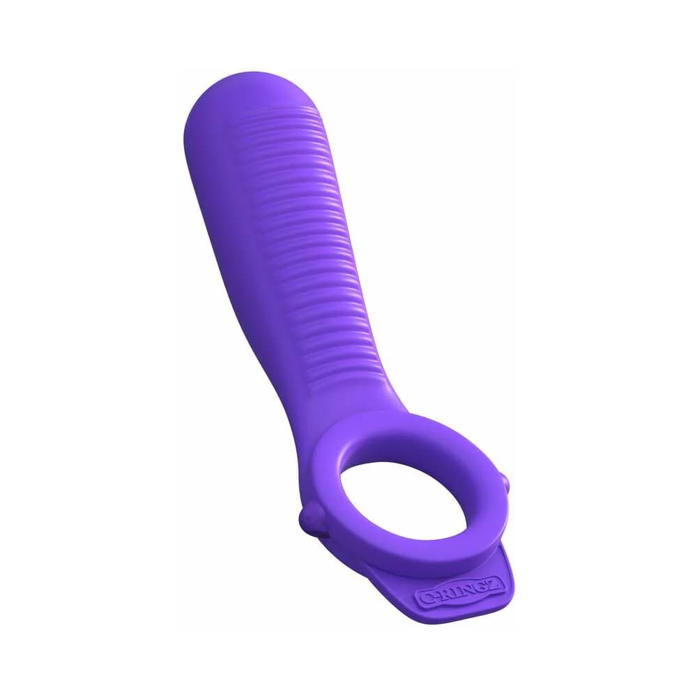 Fantasy C-Ringz Remote-Controlled Vibrating Ride N Glide Couples Ring Purple thumbnail