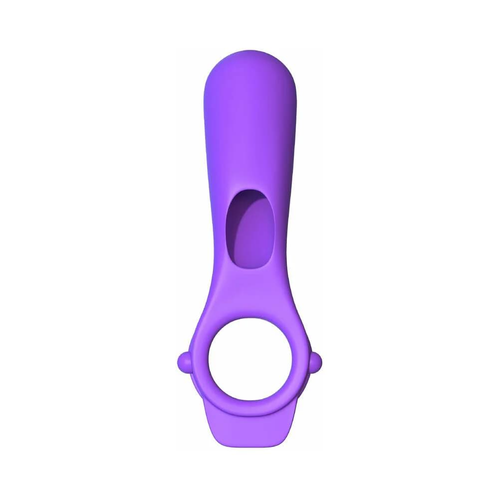 Fantasy C-Ringz Remote-Controlled Vibrating Ride N Glide Couples Ring Purple thumbnail