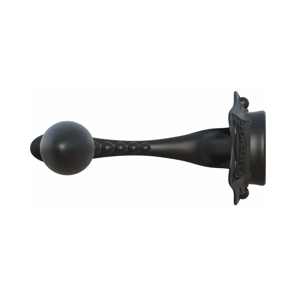 Fantasy C-Ringz Rock Hard Ass-Gasm Vibrating Silicone Cockring With Anal Plug Black thumbnail