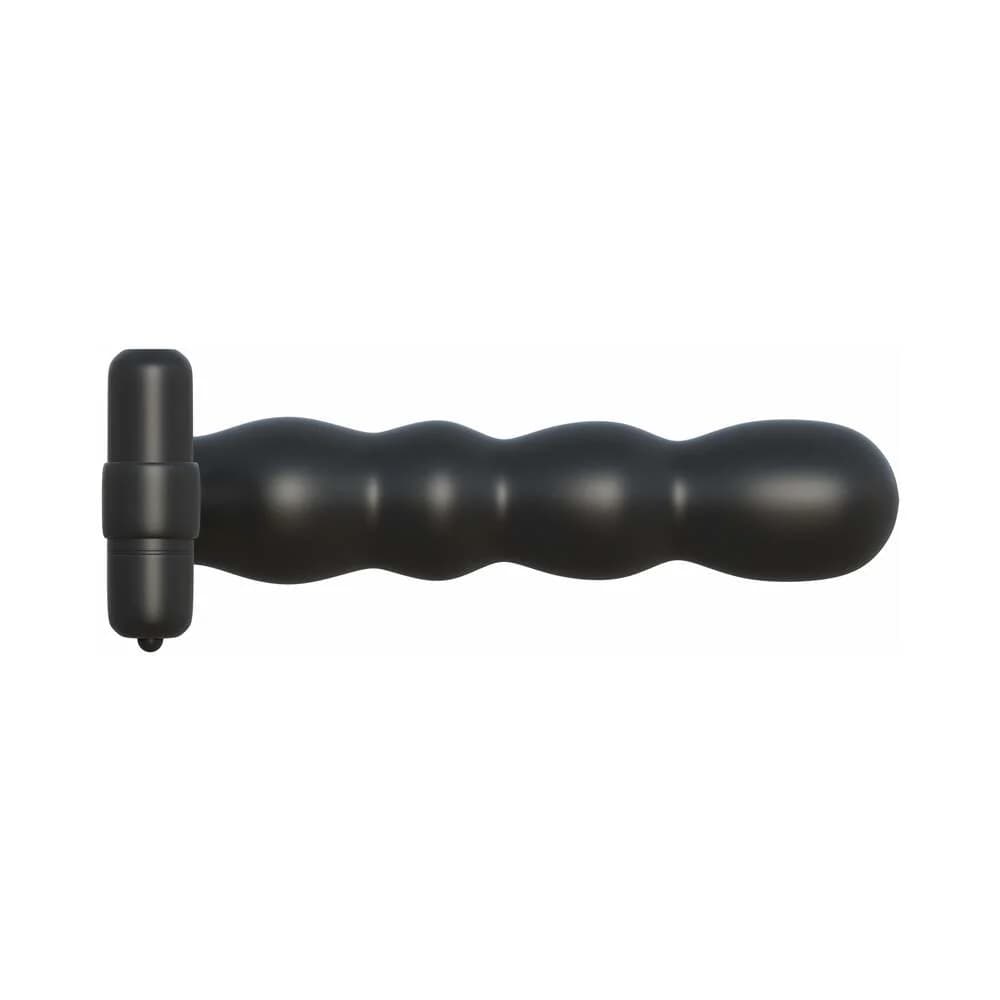 Fantasy C-Ringz Posable Partner Double Penetrator Vibrating Cockring Black thumbnail