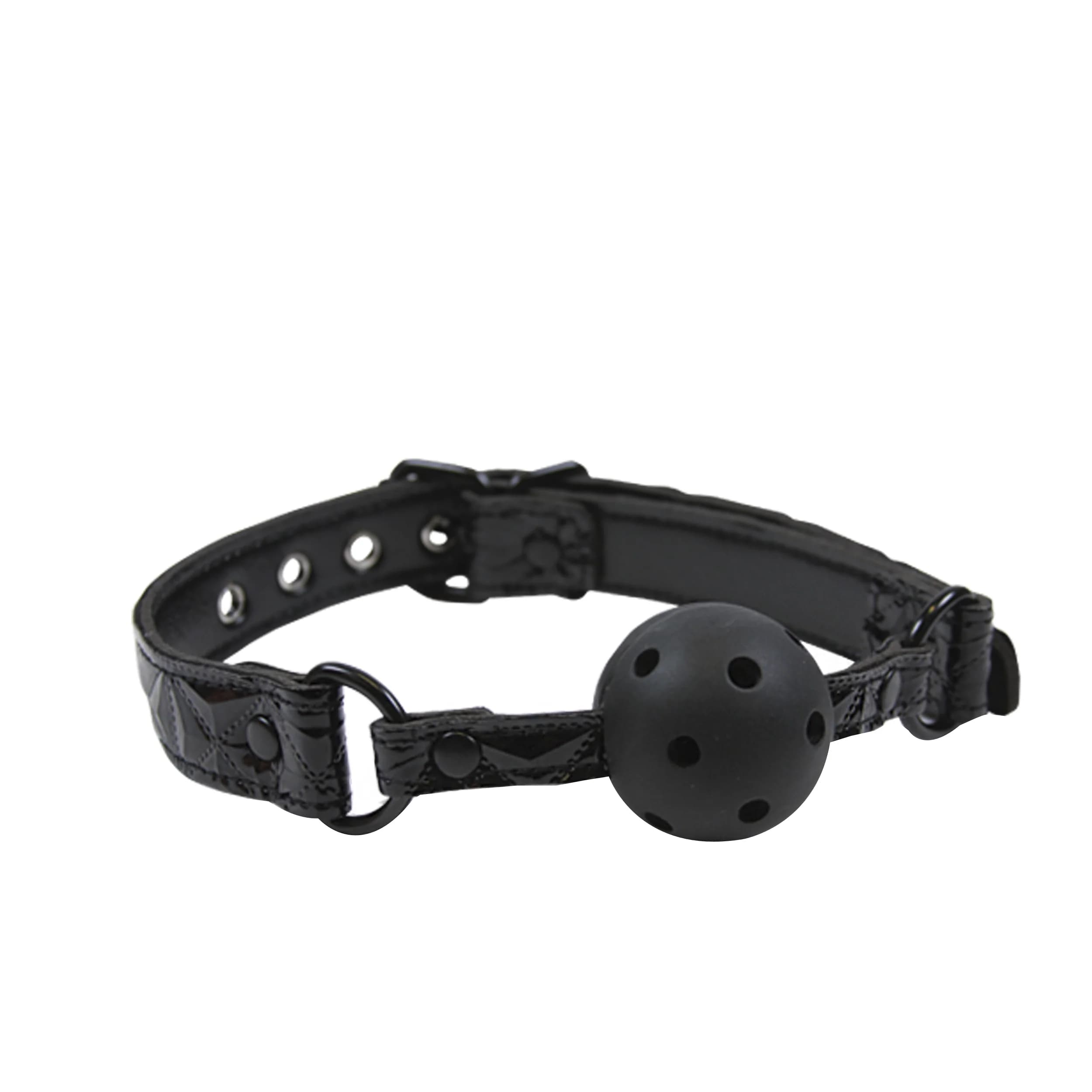 Sinful Vinyl Ball Gag Black thumbnail