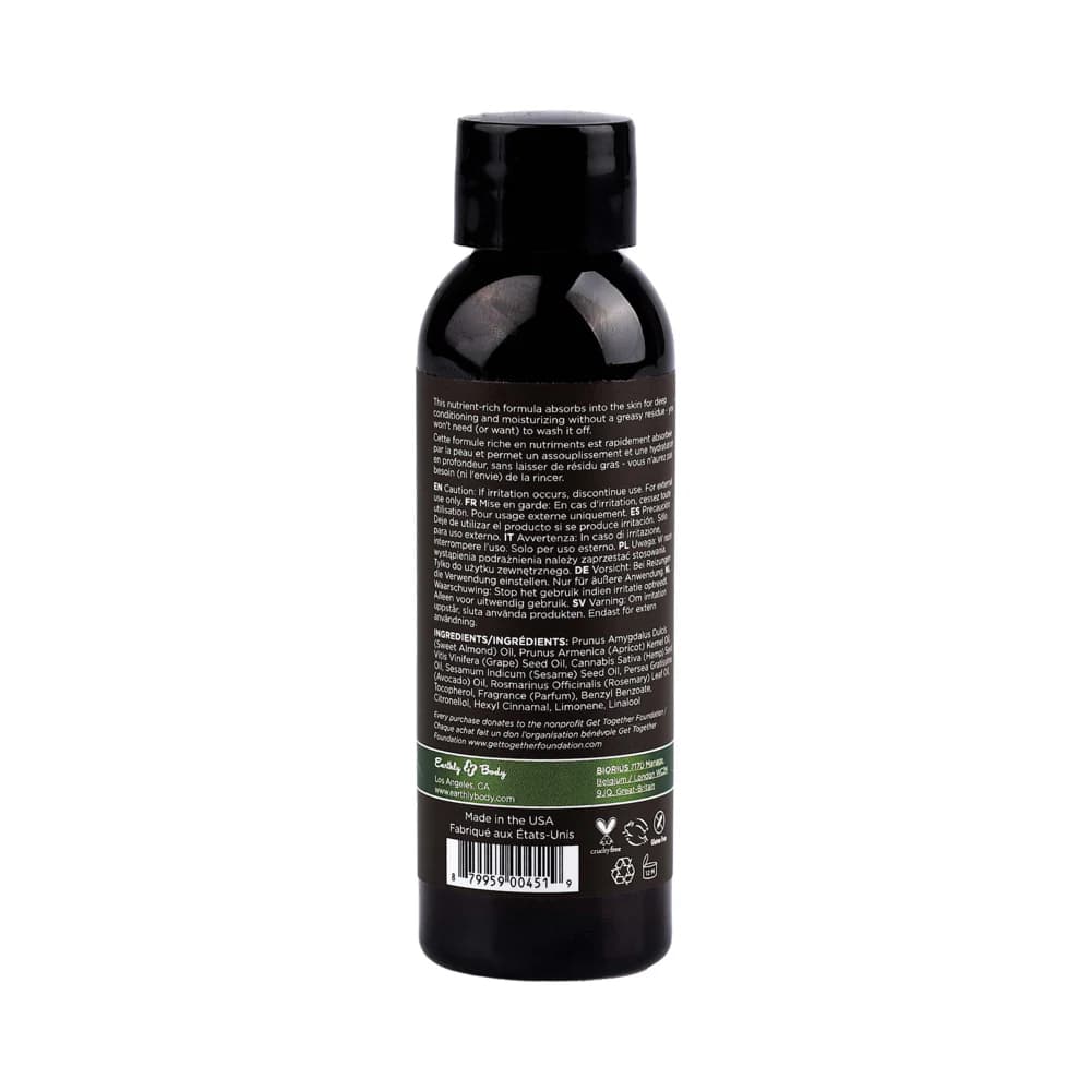 Earthly Body Hemp Seed Massage Oil 3-Piece Gift Set 2 oz. thumbnail