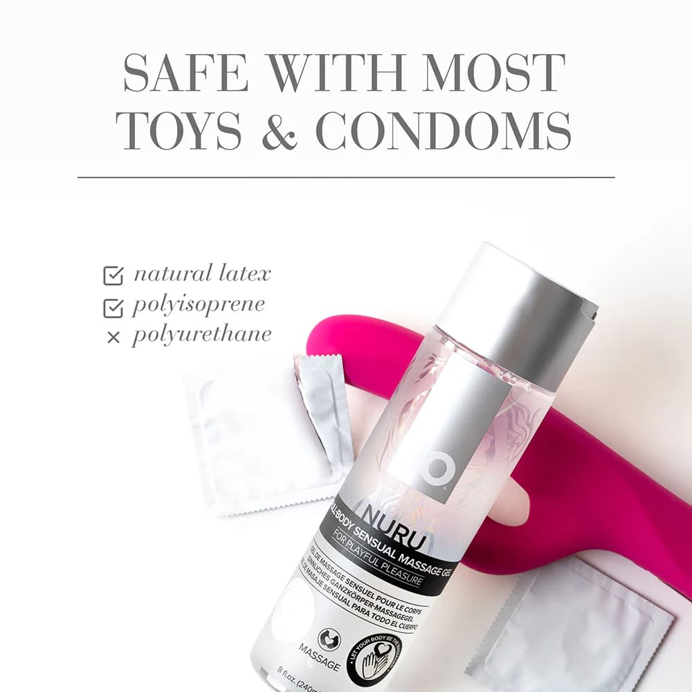 JO Nuru Full-Body Sensual Massage Gel 8 oz. thumbnail