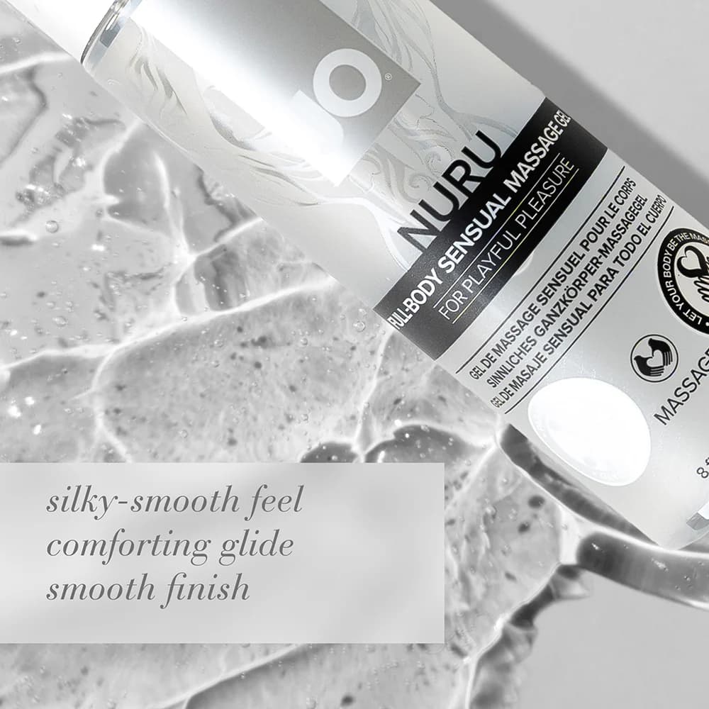 JO Nuru Full-Body Sensual Massage Gel 8 oz. thumbnail