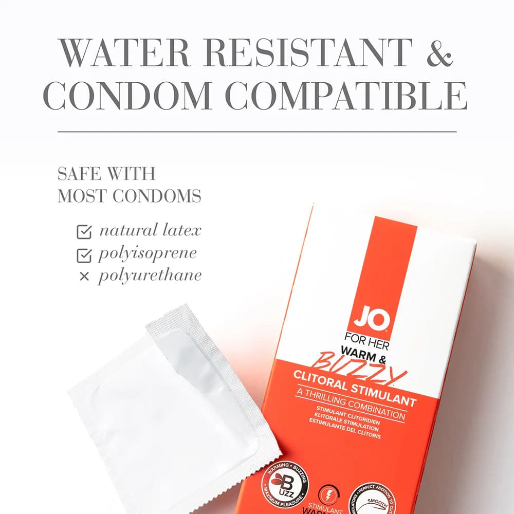 JO Warm & Buzzy Clitoral Stimulant 0.34 oz. thumbnail