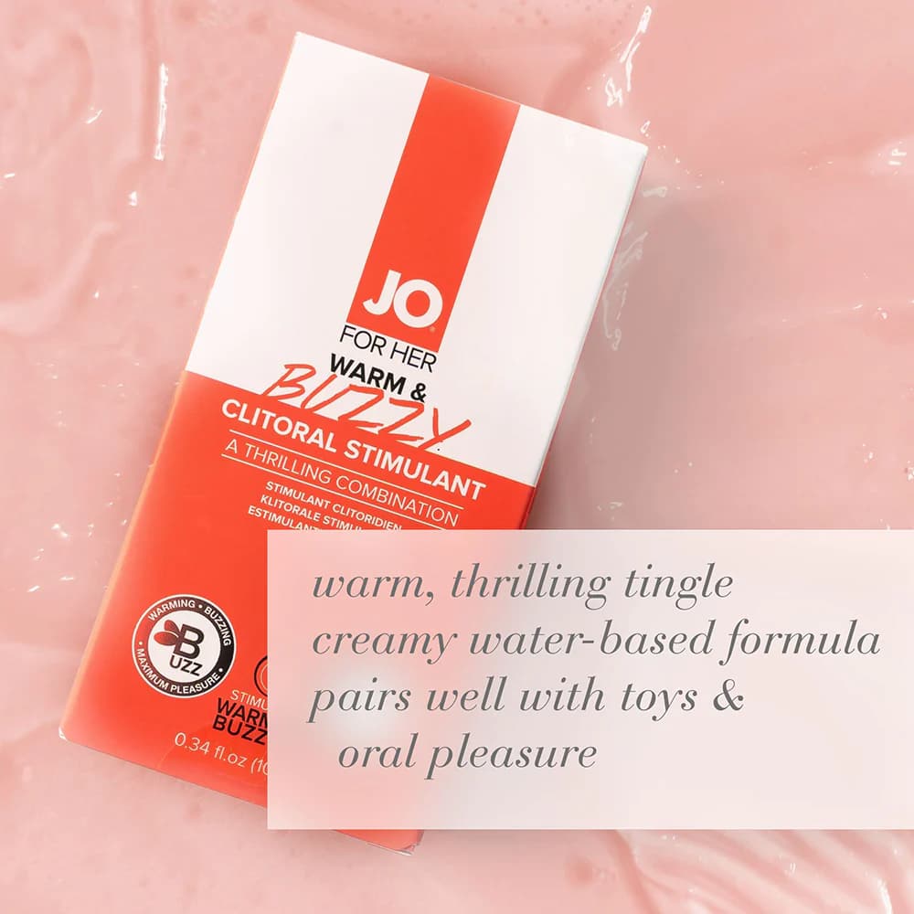 JO Warm & Buzzy Clitoral Stimulant 0.34 oz. thumbnail