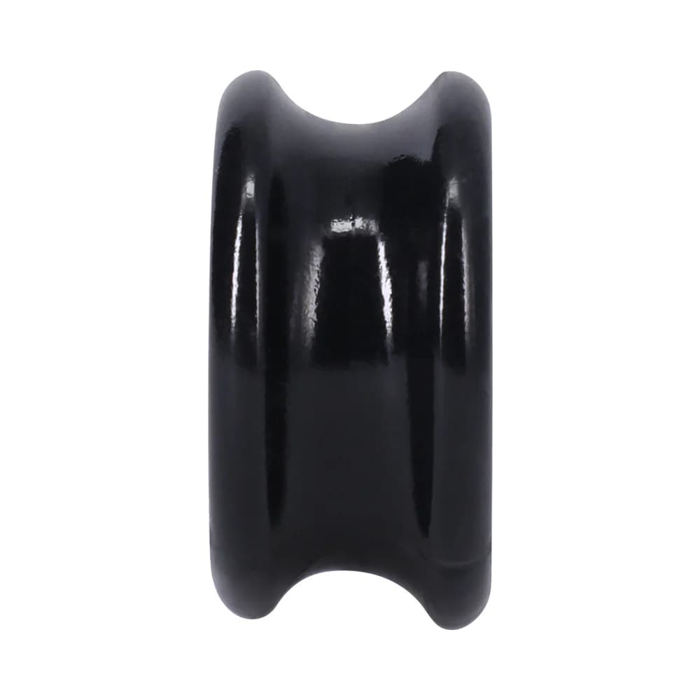 Rock Solid Convex Black C Ring in a Clamshell thumbnail