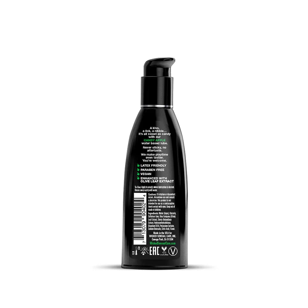 Wicked Aqua Candy Apple Water-Based Lubricant 2 oz. thumbnail