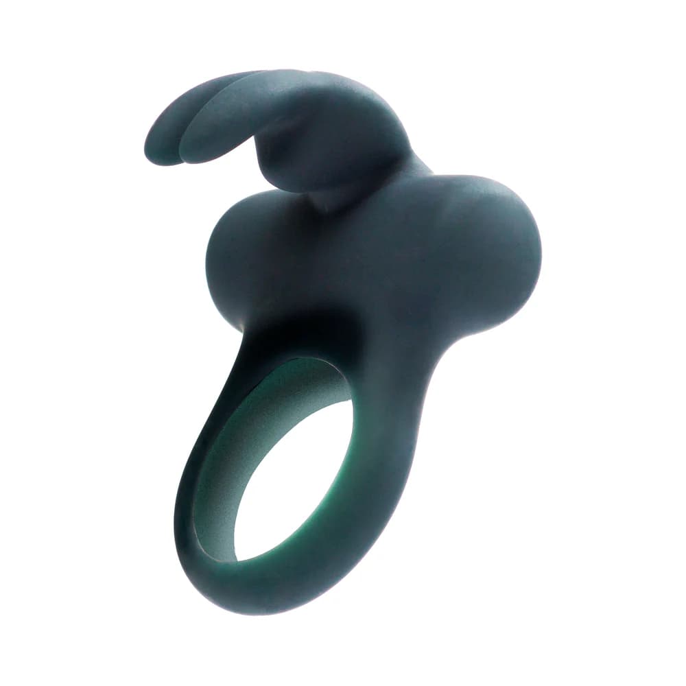 VeDO Frisky Bunny Rechargeable Vibrating Ring - Black Pearl thumbnail