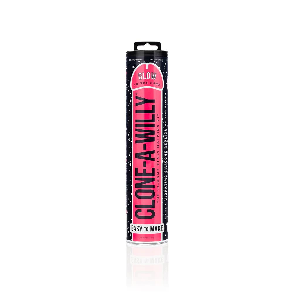 Clone-A-Willy DIY Vibrating Dildo Kit Glow-in-the-Dark Hot Pink thumbnail