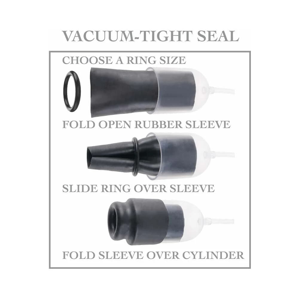 Fetish Fantasy Series Suck N' Stroke Head Pump Black thumbnail