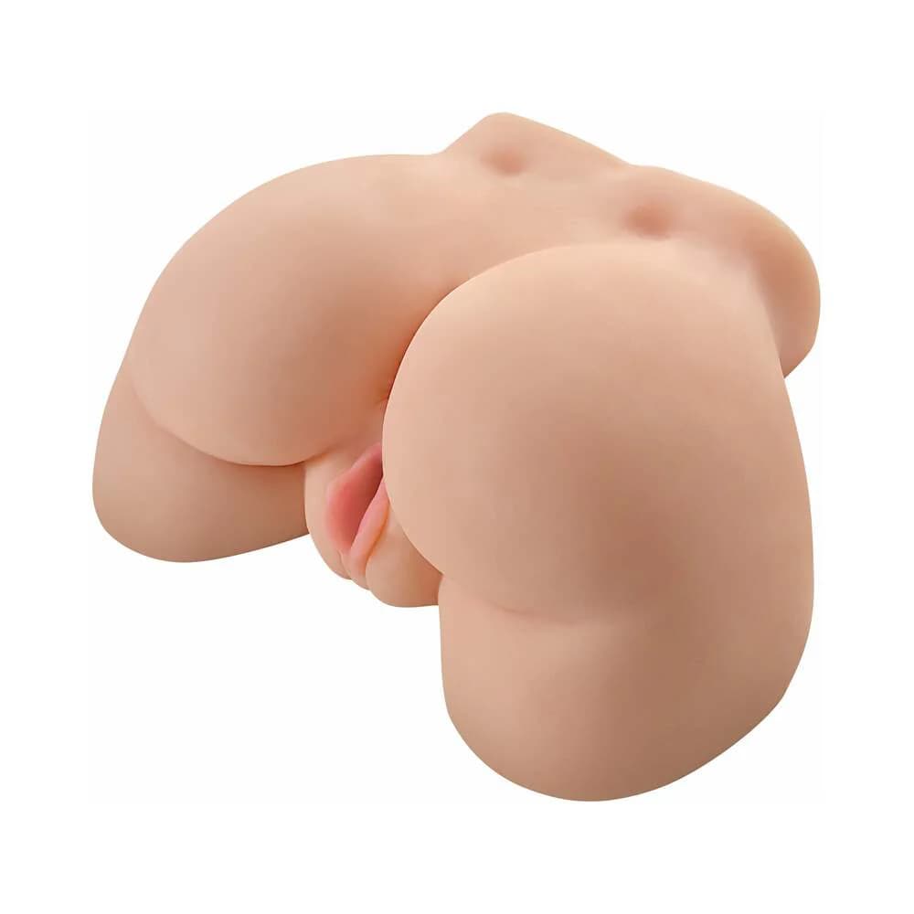 PDX Vibrating Ass Remote-Controlled Dual-Entry Masturbator Beige thumbnail