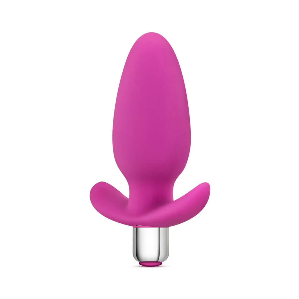 Luxe Little Thumper Vibrating Silicone Anal Plug Pink thumbnail
