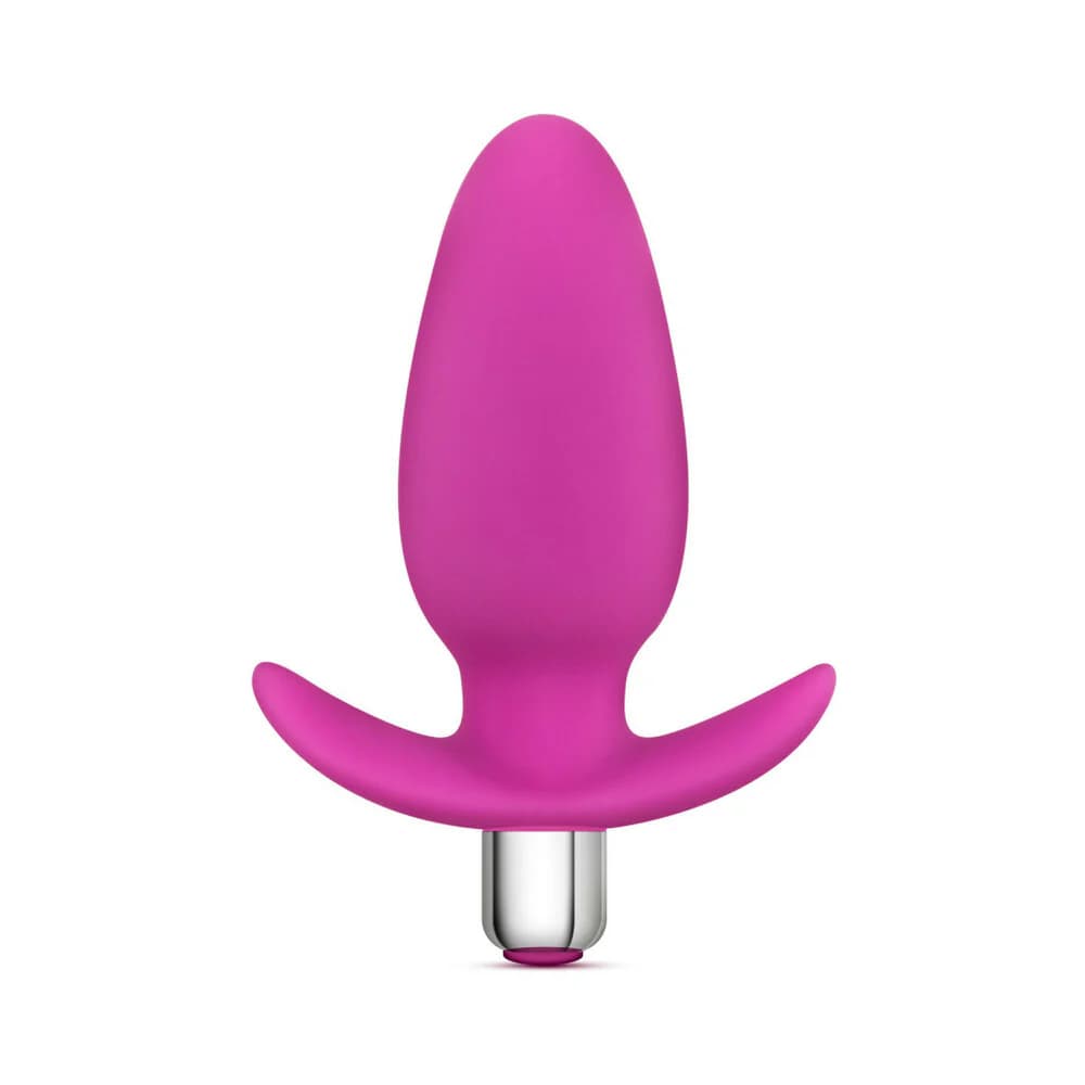 Luxe Little Thumper Vibrating Silicone Anal Plug Pink thumbnail