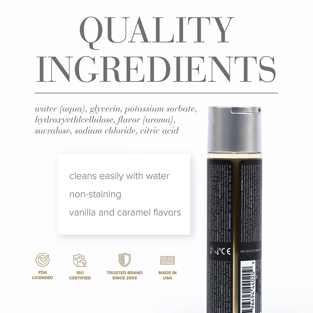 JO Gelato Creme Brulee Flavored Water-Based Lubricant 4 oz. thumbnail