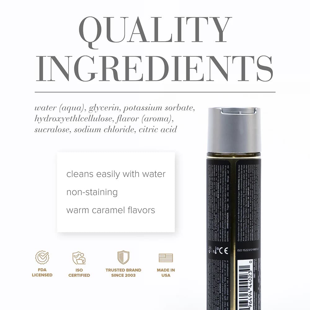 JO Gelato Salted Caramel Flavored Water-Based Lubricant 4 oz. thumbnail