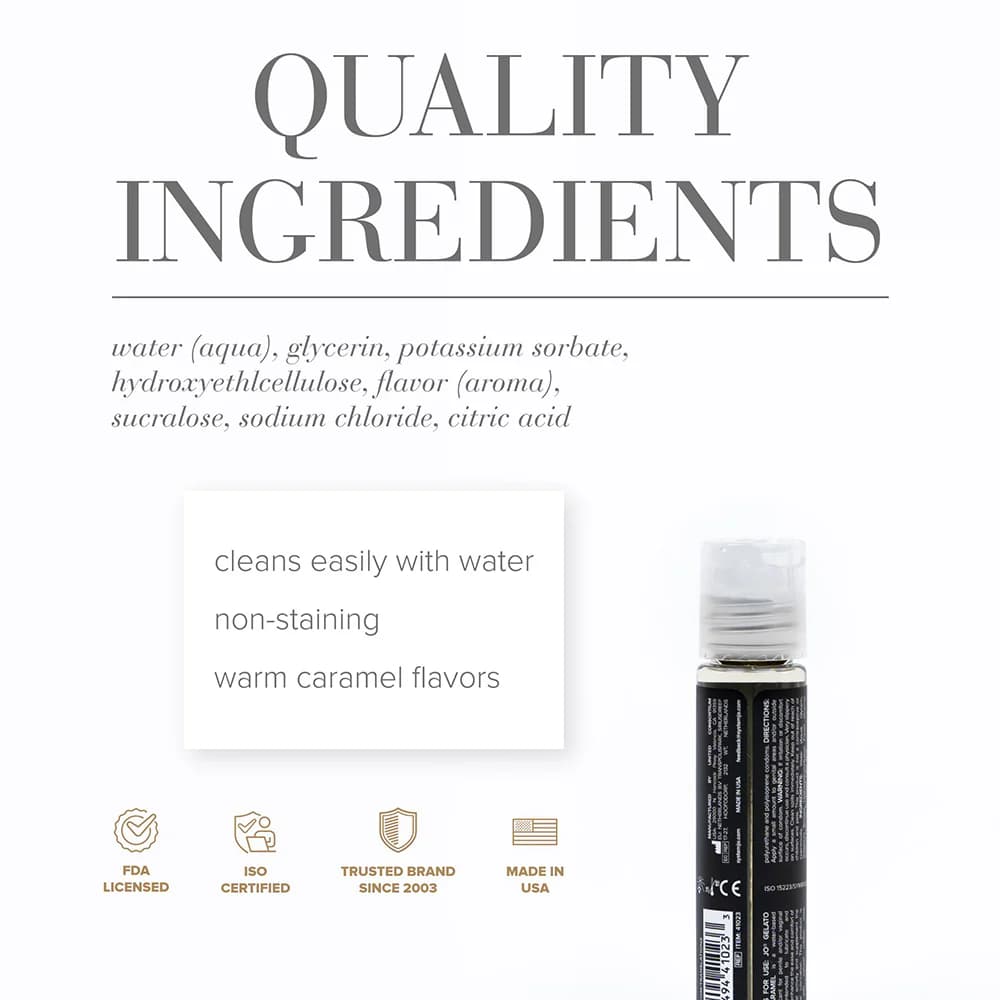 JO Gelato Salted Caramel Flavored Water-Based Lubricant 1 oz. thumbnail