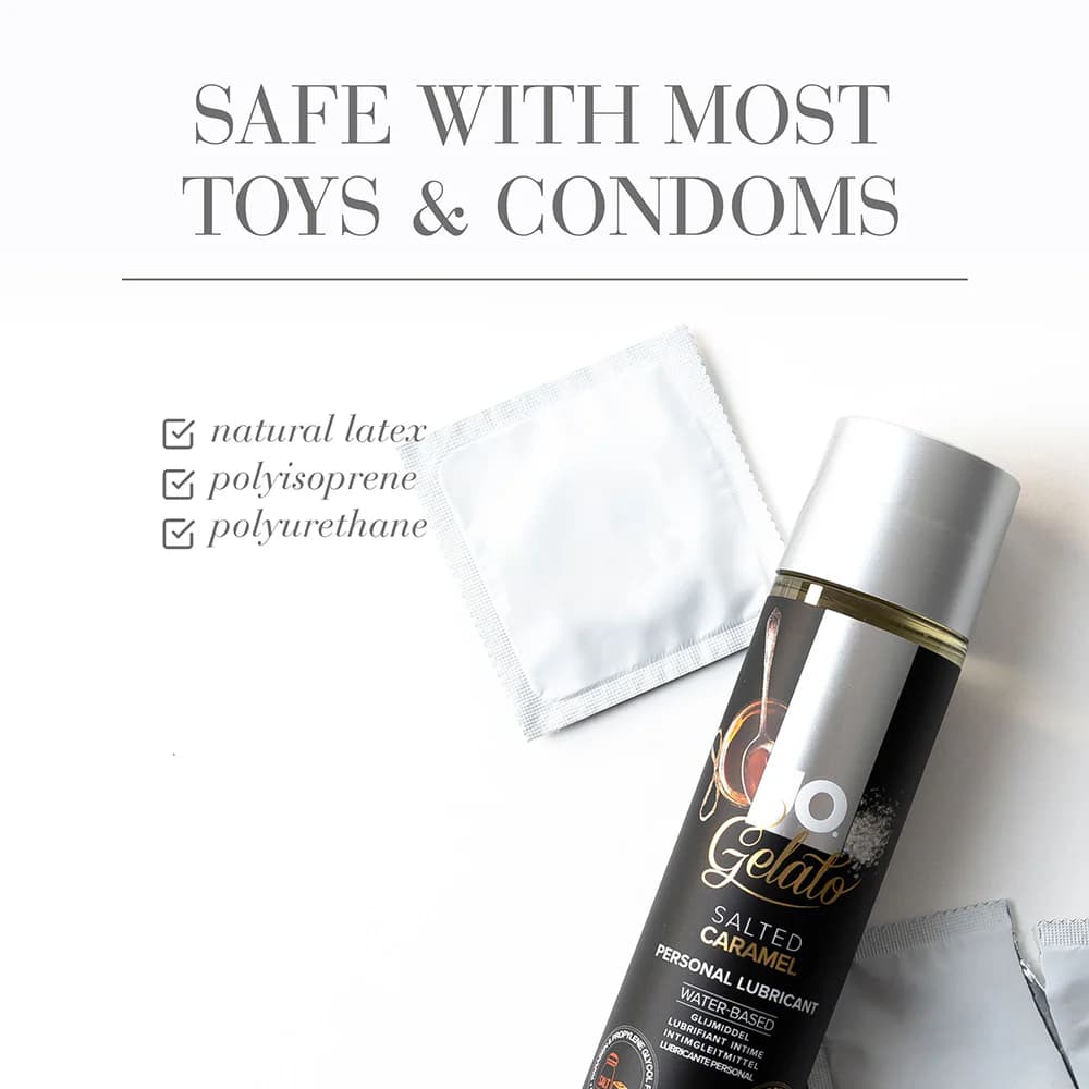 JO Gelato Salted Caramel Flavored Water-Based Lubricant 1 oz. thumbnail